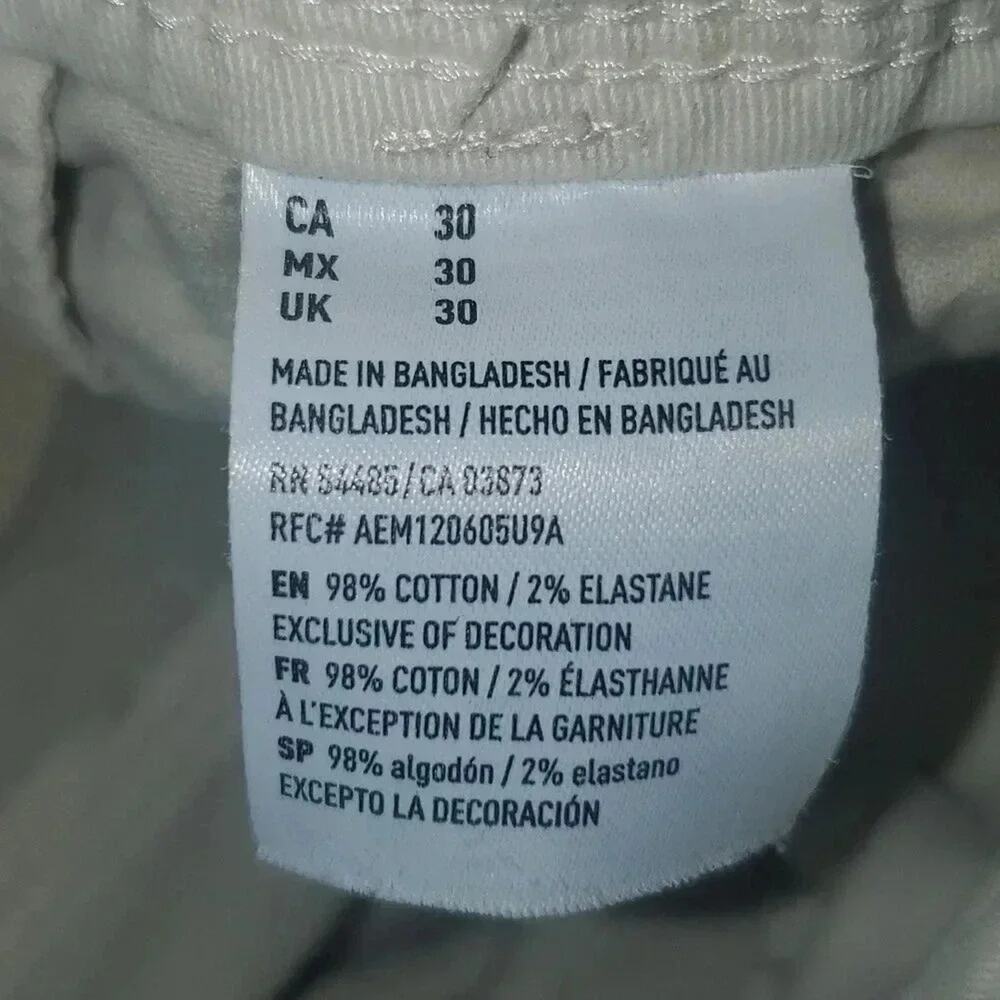 American Eagle Active Flex Light Khaki Flat Front Shorts Size 30 - Picture 10 of 11